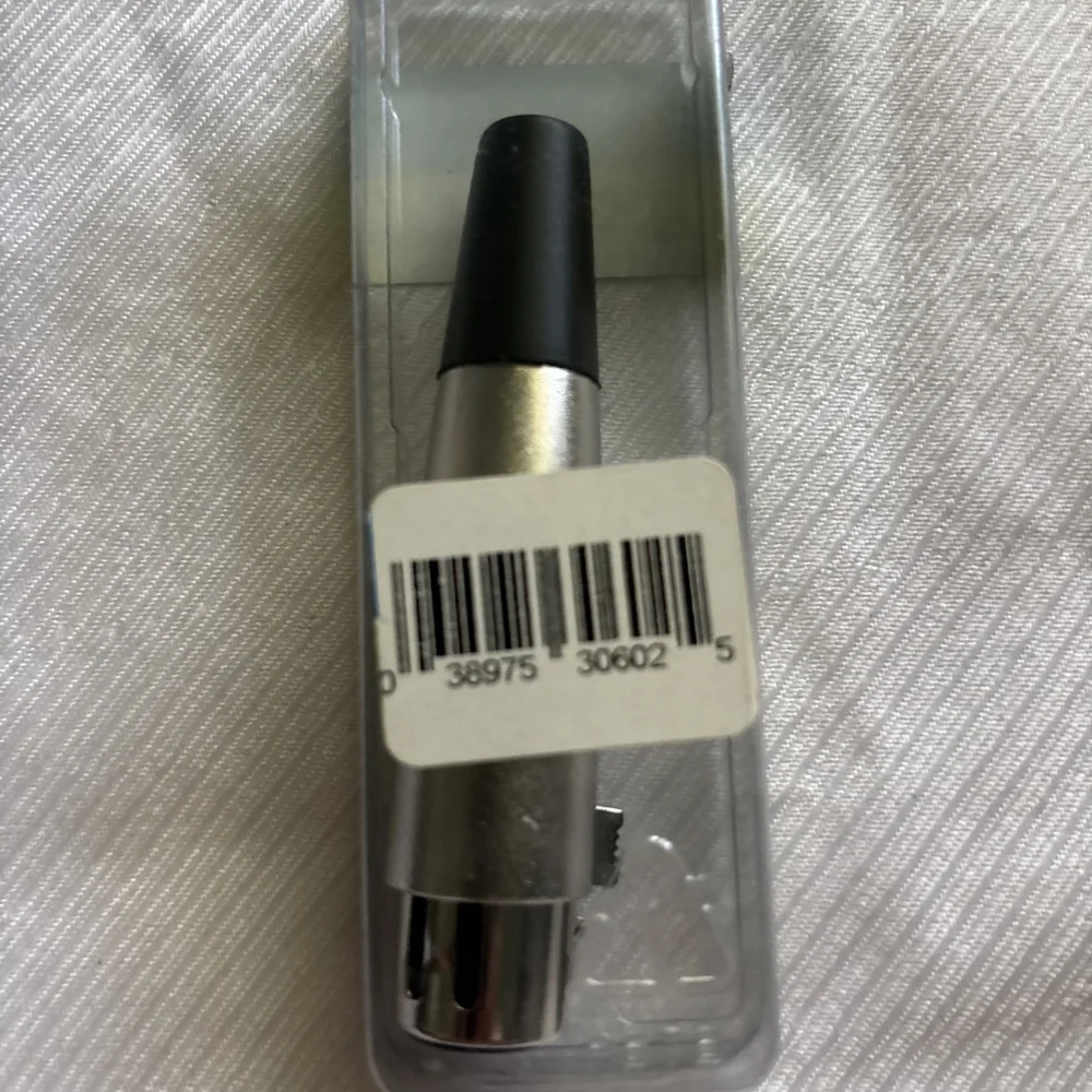 XLR 3-Pin Female cannon type connect Mic Adapter